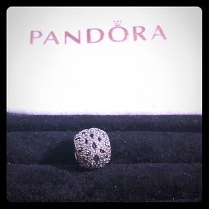 Authentic PANDORA Shimmering Lace Charm